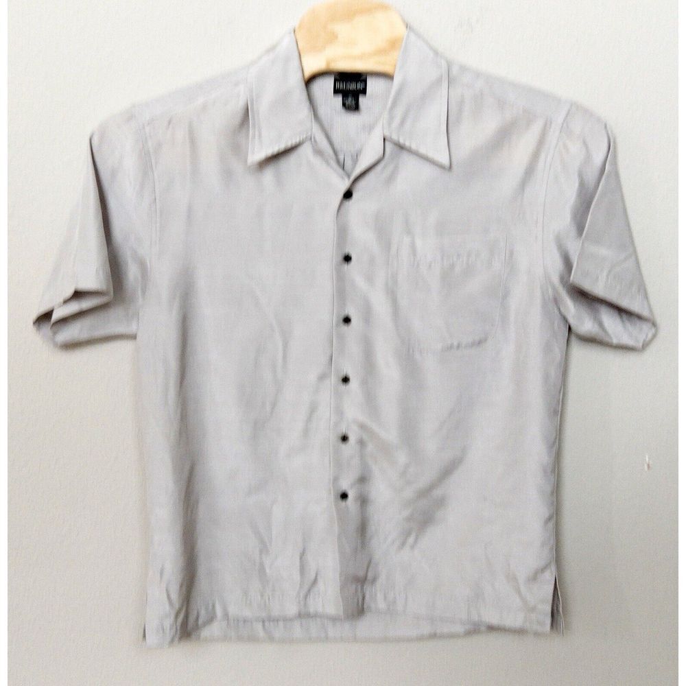 Vintage Reunion Menswear‎ Rayon Blend Button Up Mens Medium